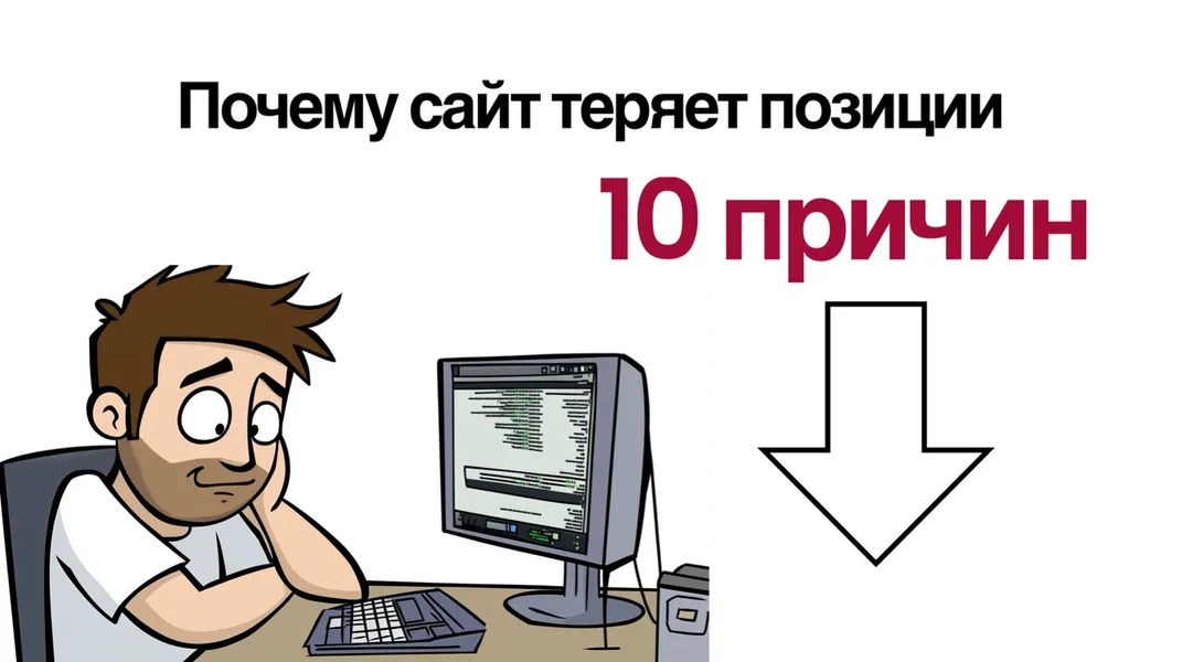 10 причин, почему сайт теряет позиции