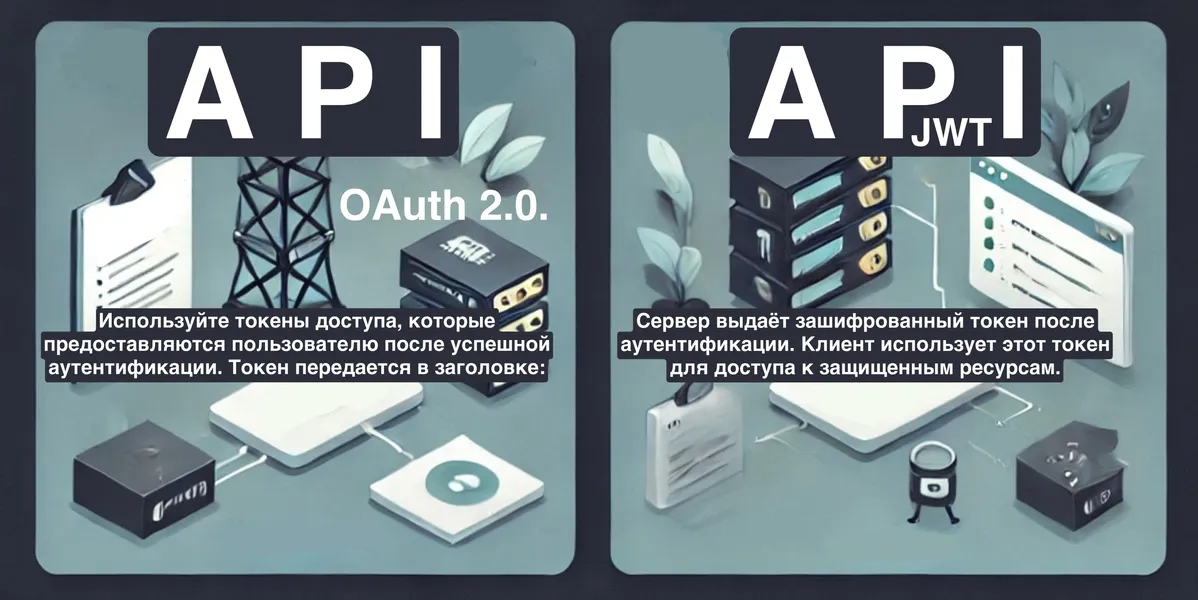 Примеры для API: OAuth, JWT