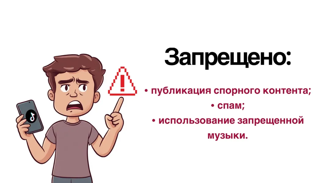 Что запрещается в ТикТок